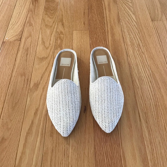 dolce vita grant raffia mules